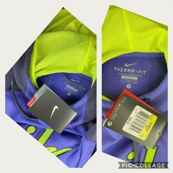 Nike Therma-Fit S All Time Fleece Hoodie NWD - Picture 10 of 10